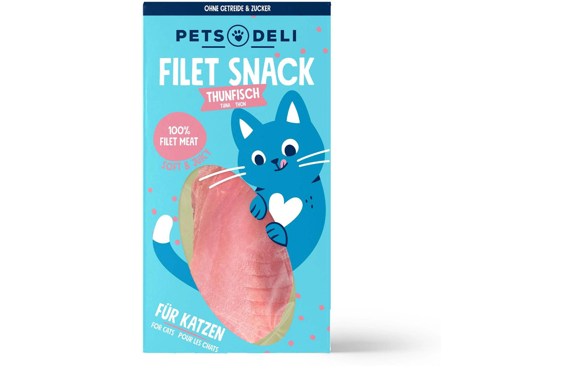Pets Deli Cat Snack Btl. Filet Thunfisch 25g