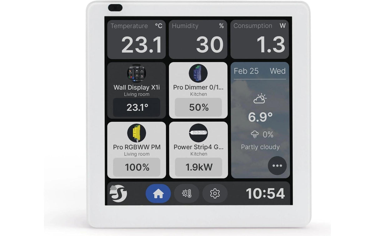 Shelly Wall Display X1i Silver