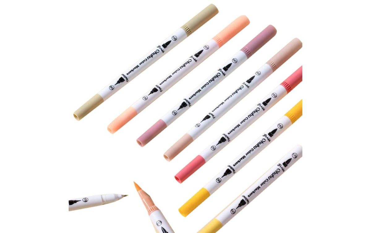 Ohuhu Aquarell-Pinselstifte 36 Stk., wasserbasiert