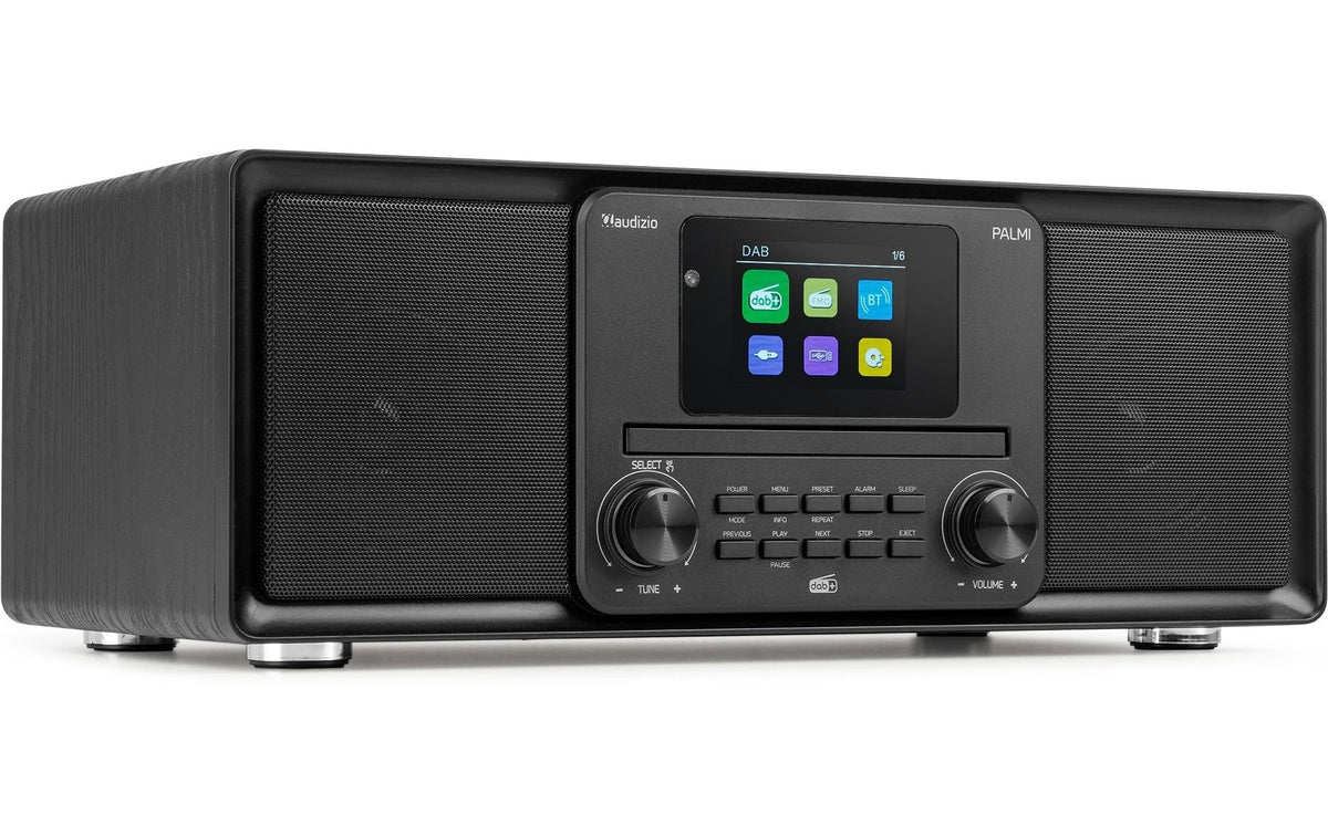 Audizio Palmi-BK DAB+/CD-Radio, Bluetooth, Akku, Schwarz