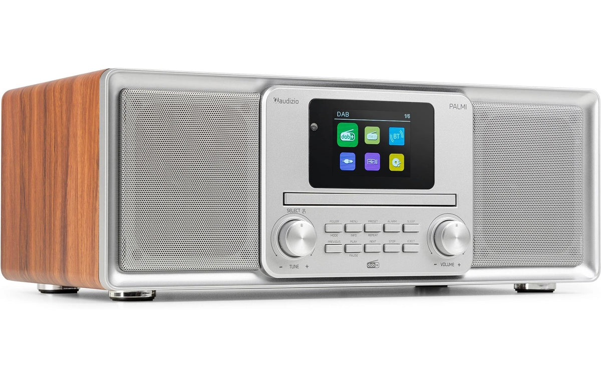 Audizio Palmi-AL DAB+/CD-Radio, Bluetooth, Akku, Aluminium