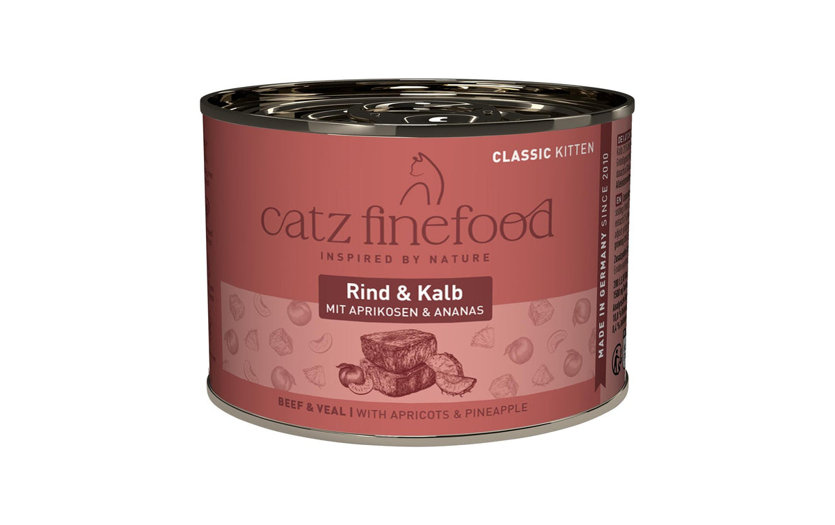 catz finefood Kitten No.07 Rind&Kalb 200g