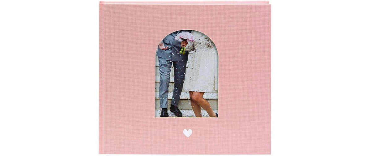 Goldbuch Gästebuch Herzensmoment rosa Grösse: 24.5x22.5 cm, 100 Seiten Illustr.