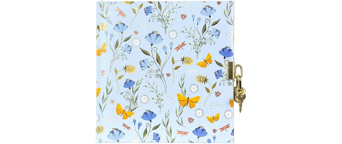 Goldbuch Tagebuch Secret Garden blue Grösse: 16.5x16.5 cm, 96 Seiten