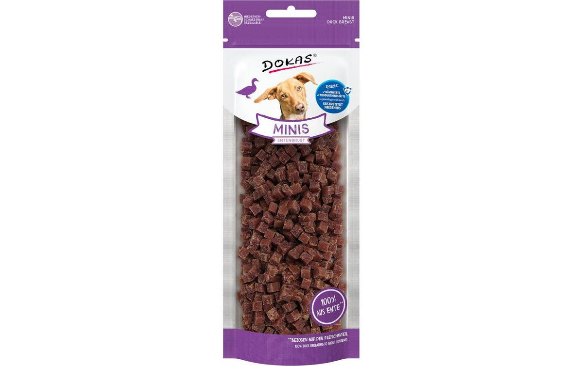 Dokas Dog Snack Btl. Minis Entenbrust 70g