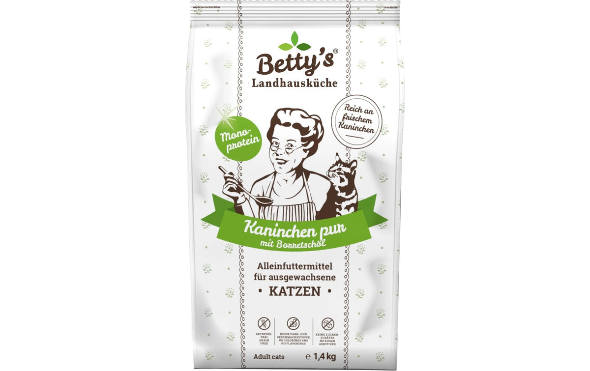 Bettys Landhausküche Cat TF Kaninchen Pur 1.4kg