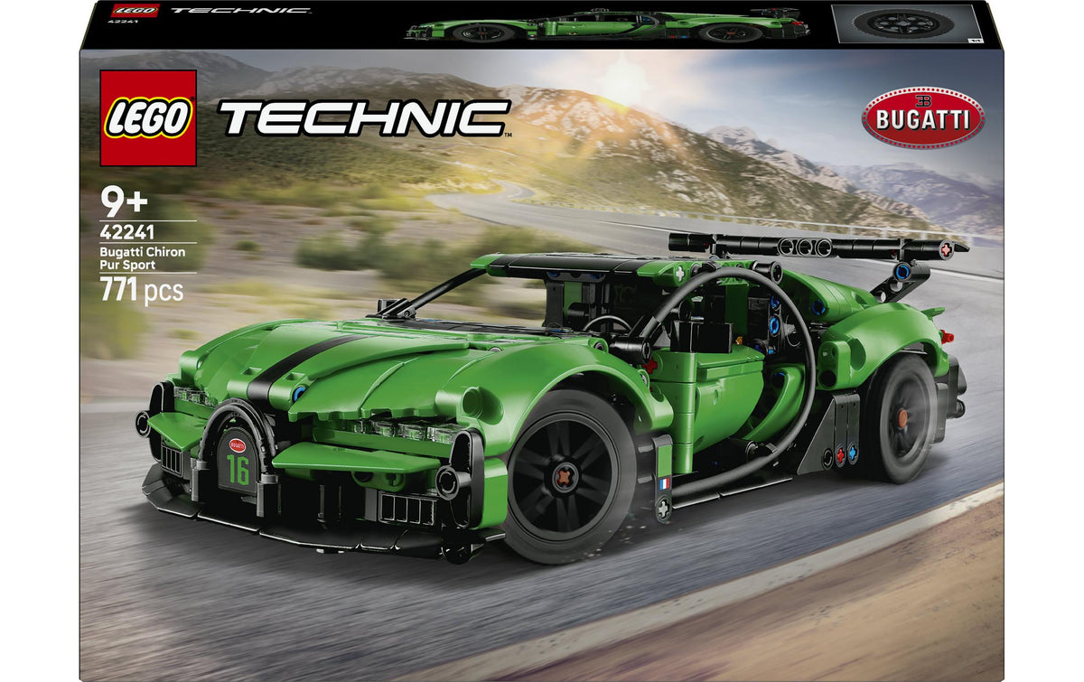 LEGO Technic Green Bugatti Chiron Hypercar