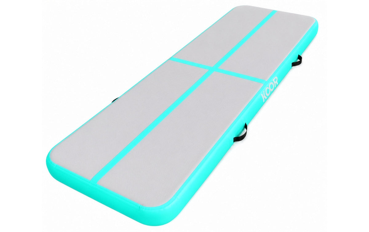 KOOR Airtrack Turnmatte 300x100x10cm 1x Elektropumpe, 1x Tasche, 1x Reparaturkit
