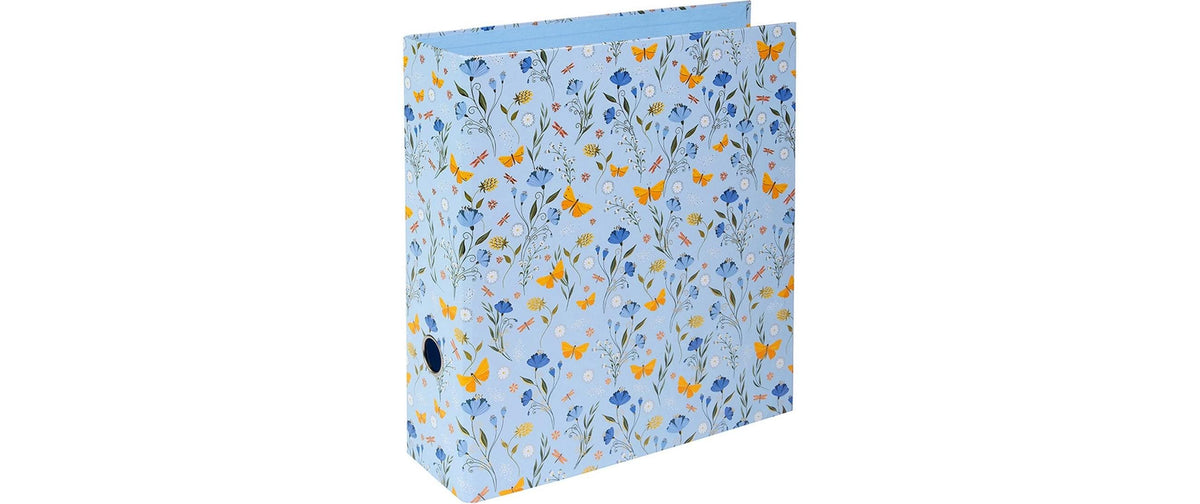 Goldbuch Ordner Secret Garden Blue A4, 8 cm breit