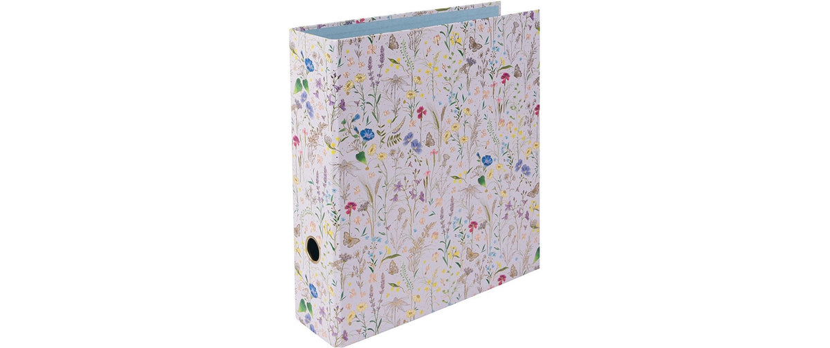 Goldbuch Ordner Summer Meadow lilac A4, 8 cm breit
