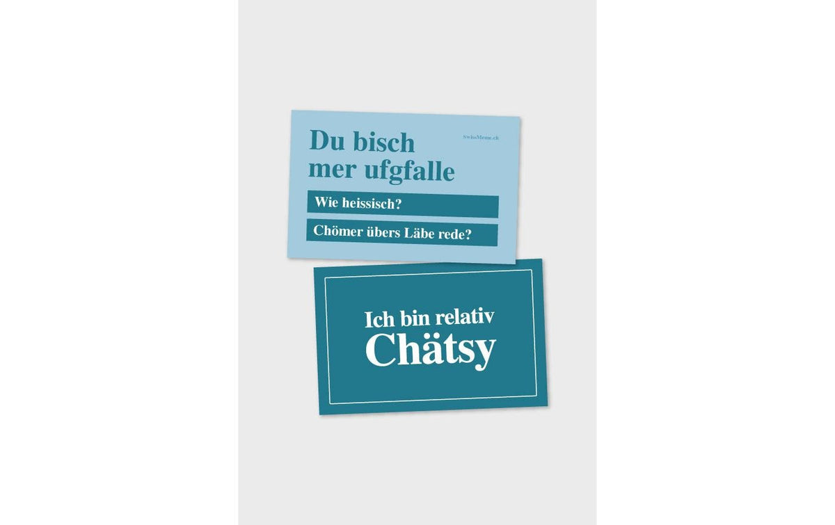 Swissmeme Karten Sales Guy