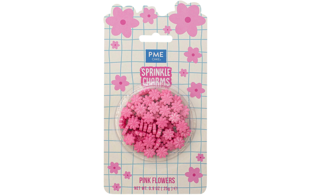 PME Zuckerstreusel - Pinke Blumen 25g