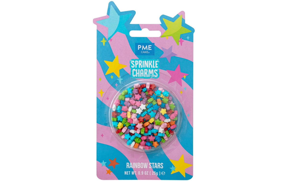 PME Zuckerstreusel - Regenbogen Sterne 25g