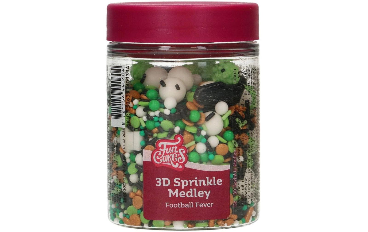 Zuckerstreusel 3D Fussball 70g