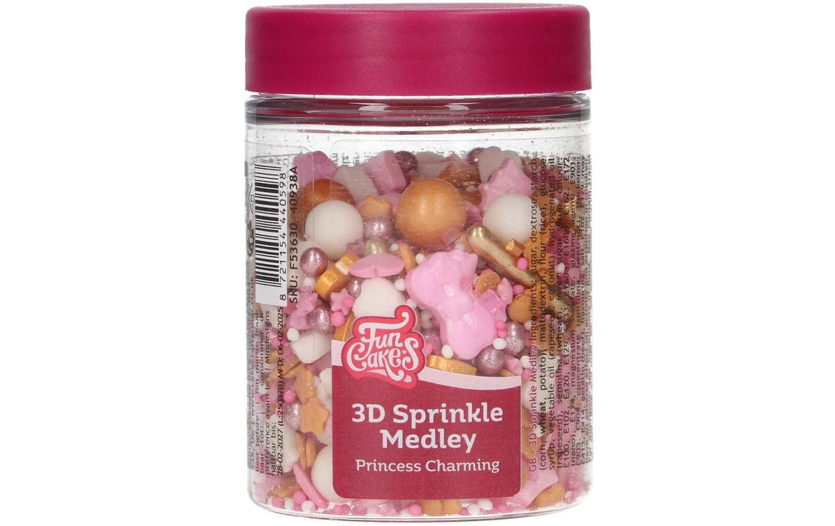 Zuckerstreusel 3D Prinzessin 70g