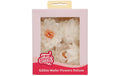 Essbare Papierblumen Deluxe Lotus Weiss 10 Stück