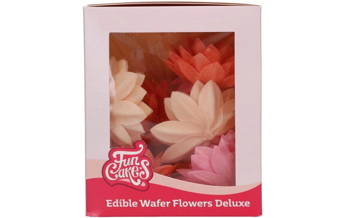 Essbare Papierblumen Deluxe Lotus Mix 10 Stück