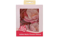 Essbare Papierblumen Deluxe Magnolie rosa - Gross