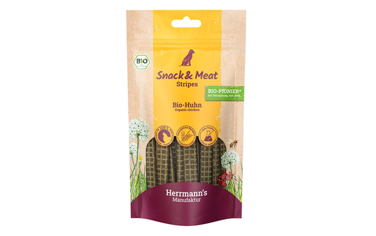 Herrmanns Can Meat Stripes Bio-Huhn 6x80g