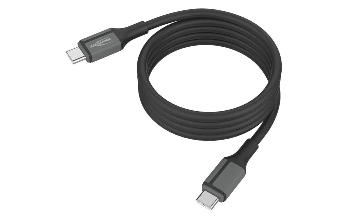 Ansmann USB-C Kabel magnetisch, auf USB-C, Länge: 120cm, sz
