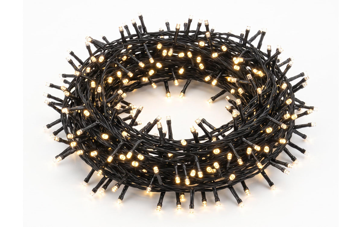COCON Lichterkette Fenstersims 288 LEDs 3.7m, warmweiss, IP55