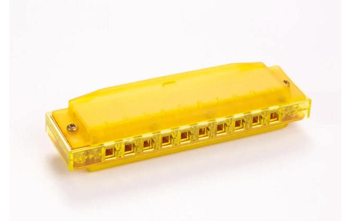 Hohner Translucent Harp Diatonisch C-Dur Gelb 10 Löcher