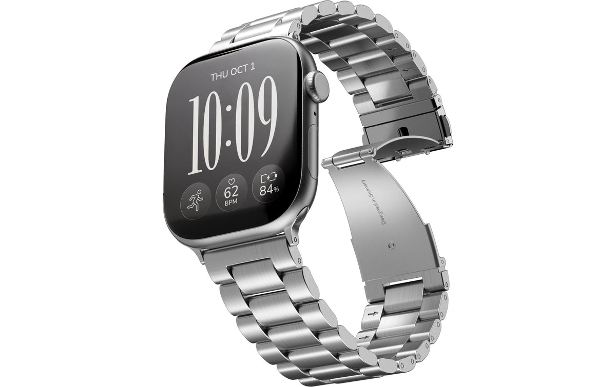 VONMÄHLEN Link Bracelet 3, Silver Apple Watch - 40 / 41 / 42mm