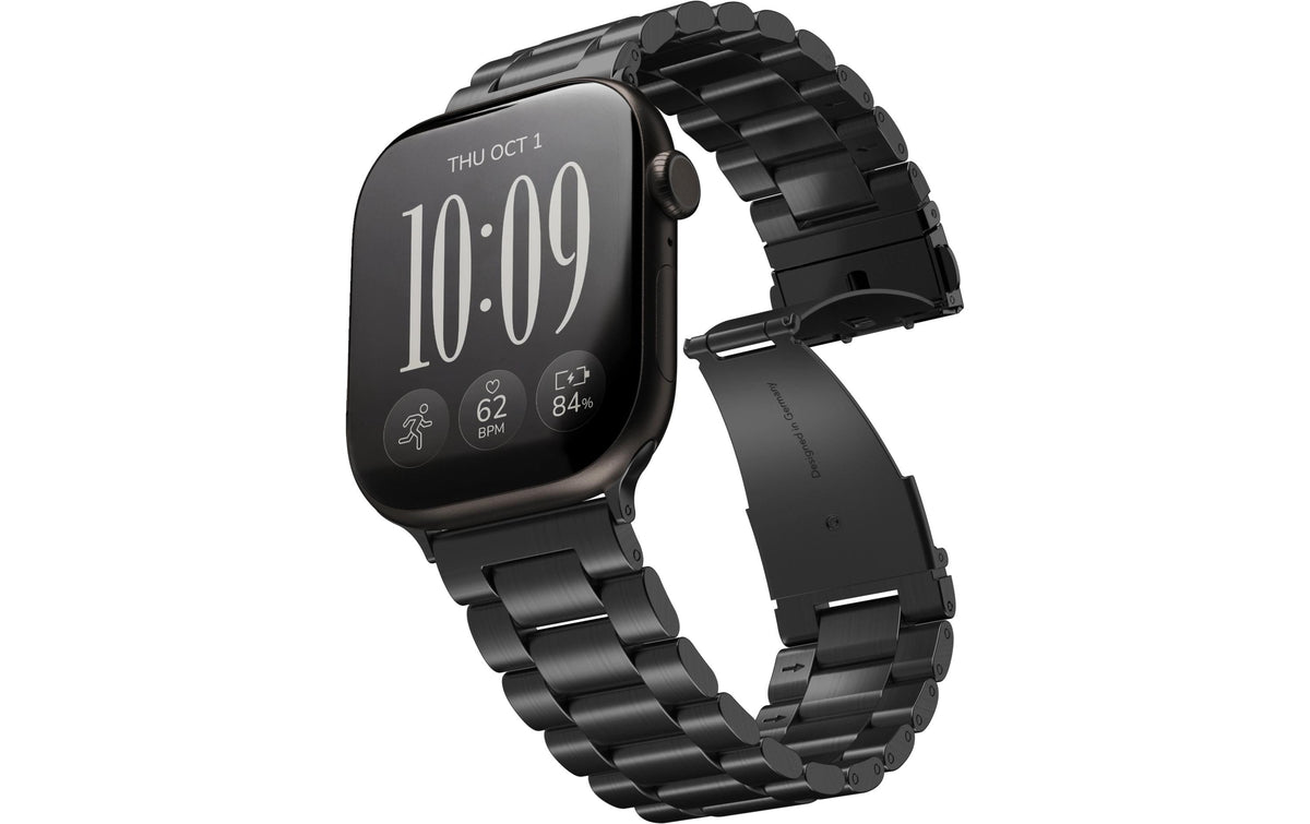 VONMÄHLEN Link Bracelet 3, Black Apple Watch - 40 / 41 / 42mm