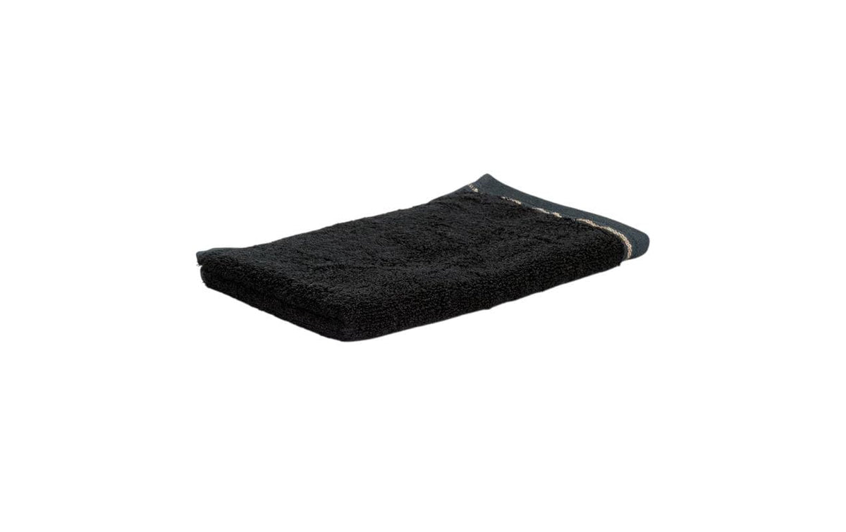 Möve Gästetuch Soft Glam Doubleface 30 x 50 cm, Black