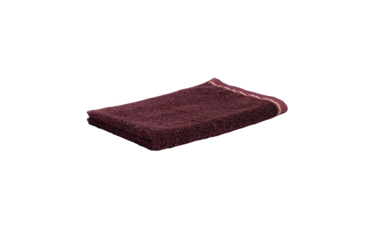 Möve Gästetuch Soft Glam Doubleface 30 x 50 cm, Burgundy