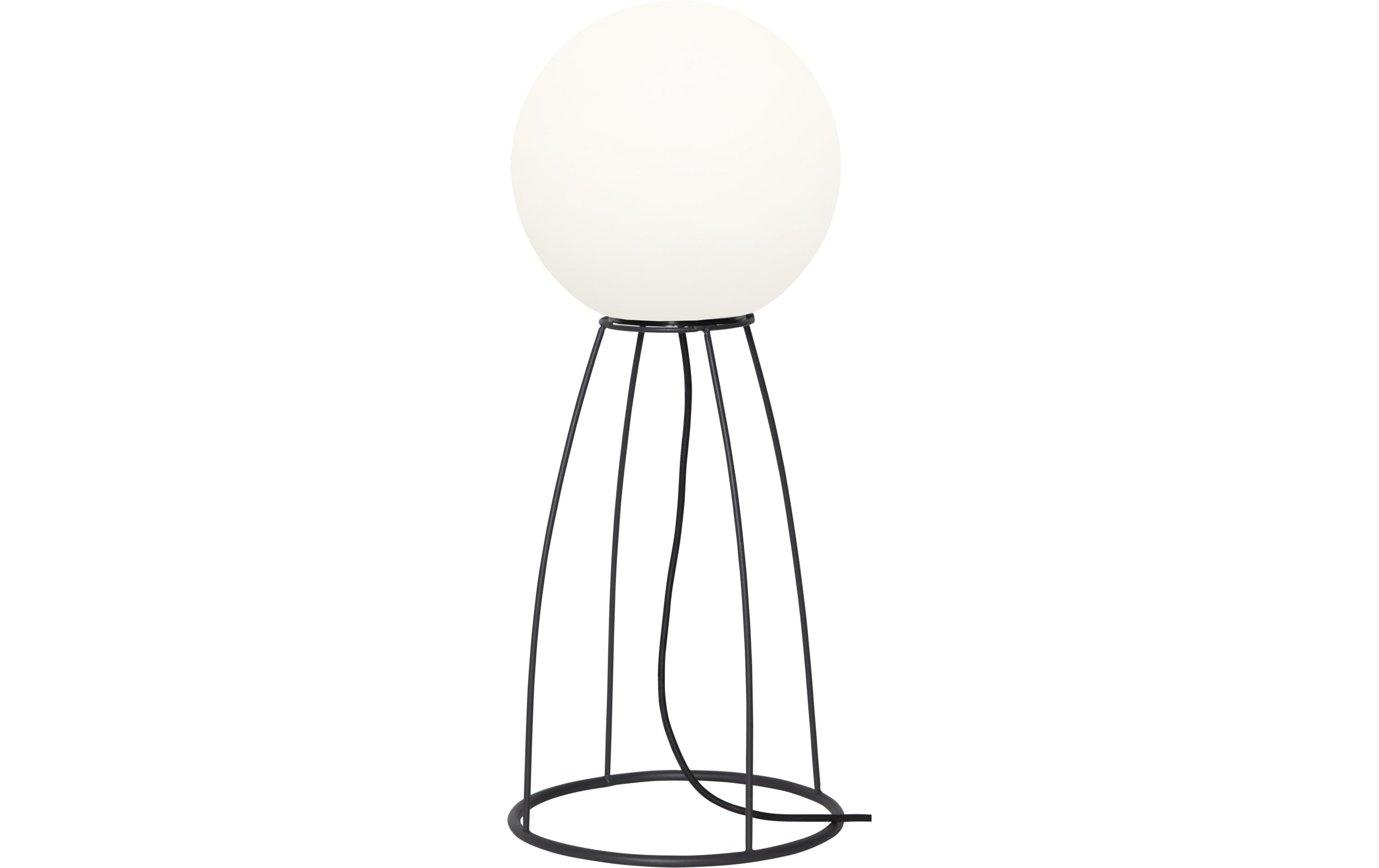 Star Trading Stehleuchte Mallorca Weiss 70cm, exkl. 1x E27 max. 23W, IP65