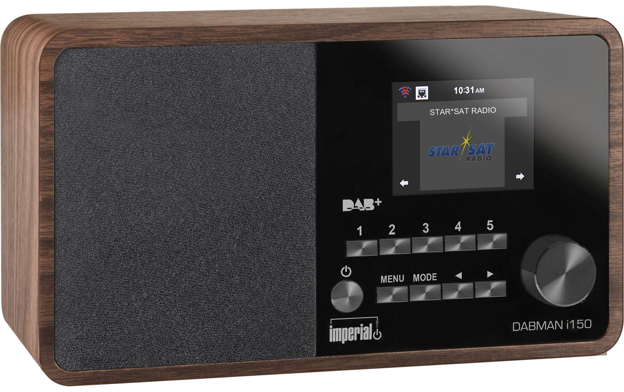 Imperial Dabman i150, DAB+/Internetradio DAB+, Internetradio, UPnP, braun