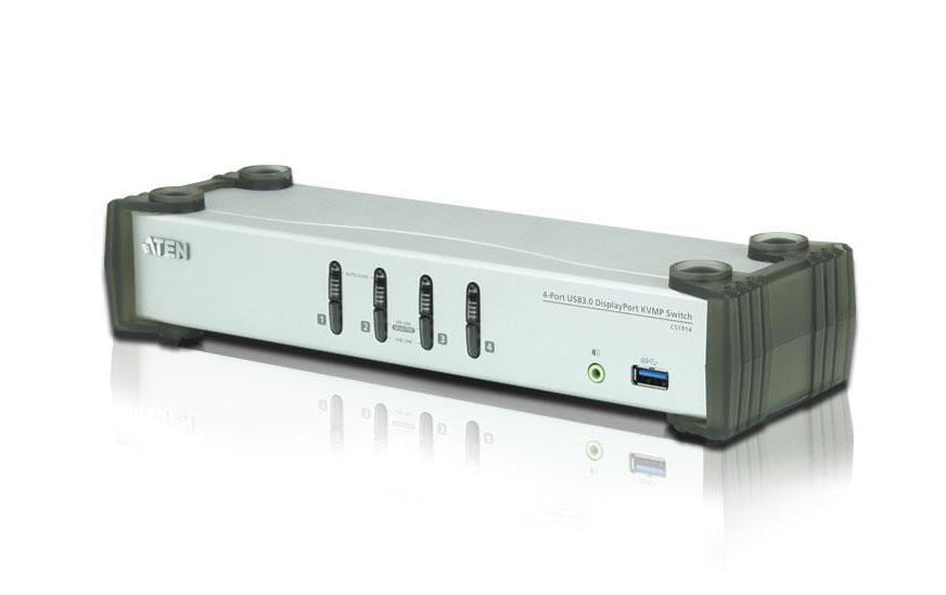 Aten CS1914: DP KVM Switch, 4 Port