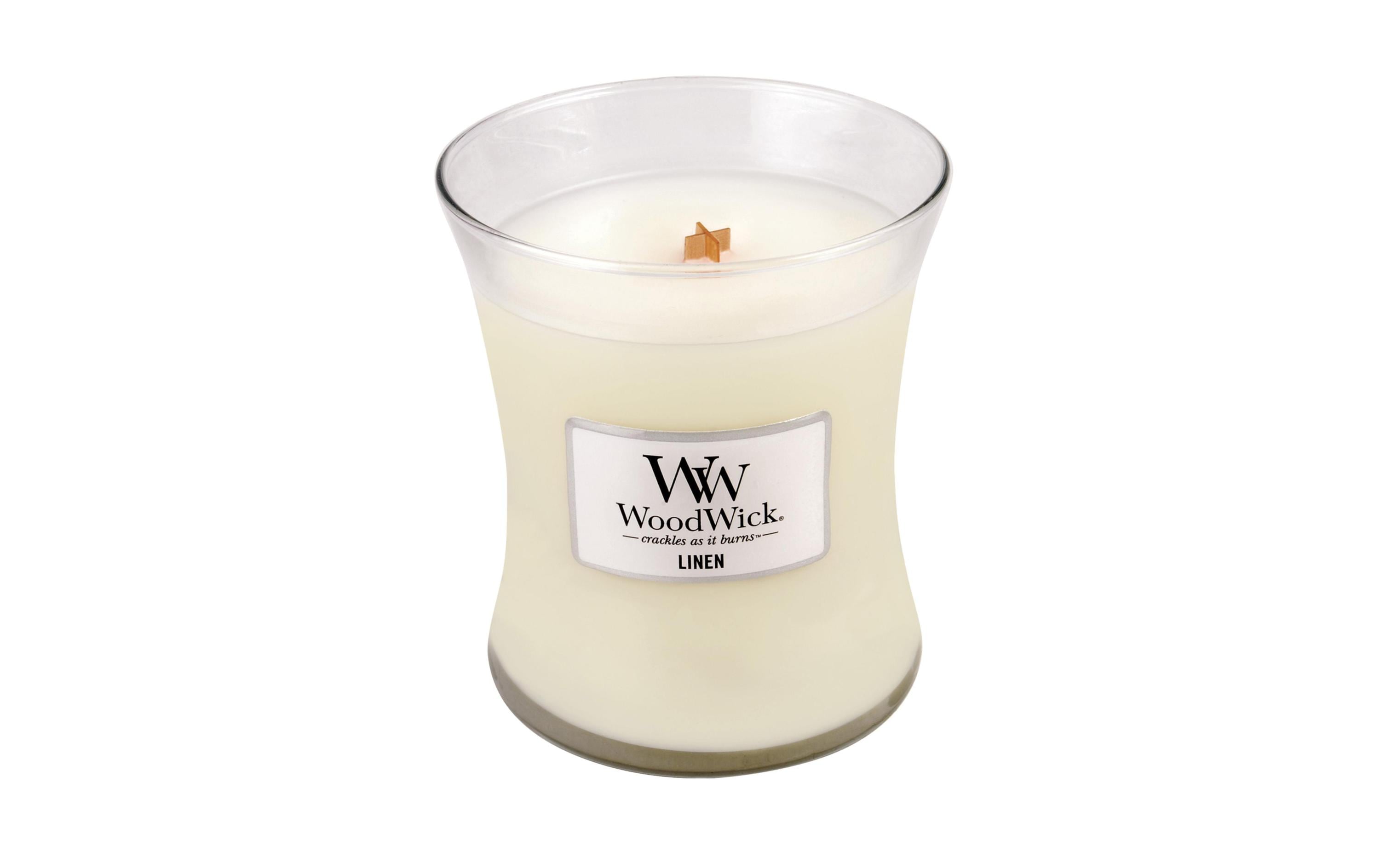 Woodwick Linen Medium Jar