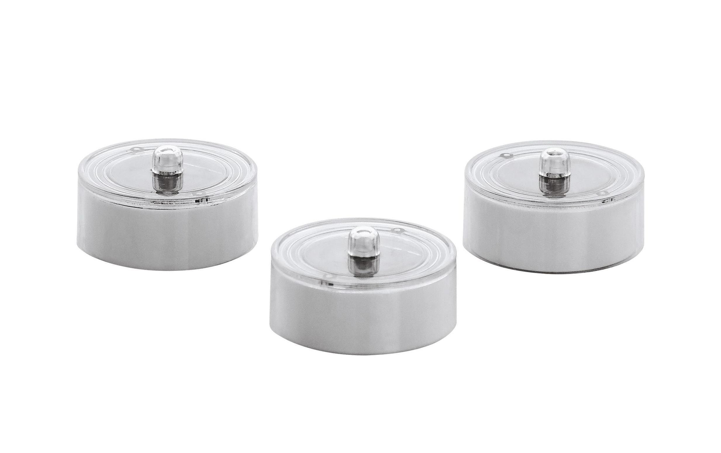 EGLO SOLAR Set 3x Teelicht weiss Solar / inkl.  3x LED 0,04W, Solar