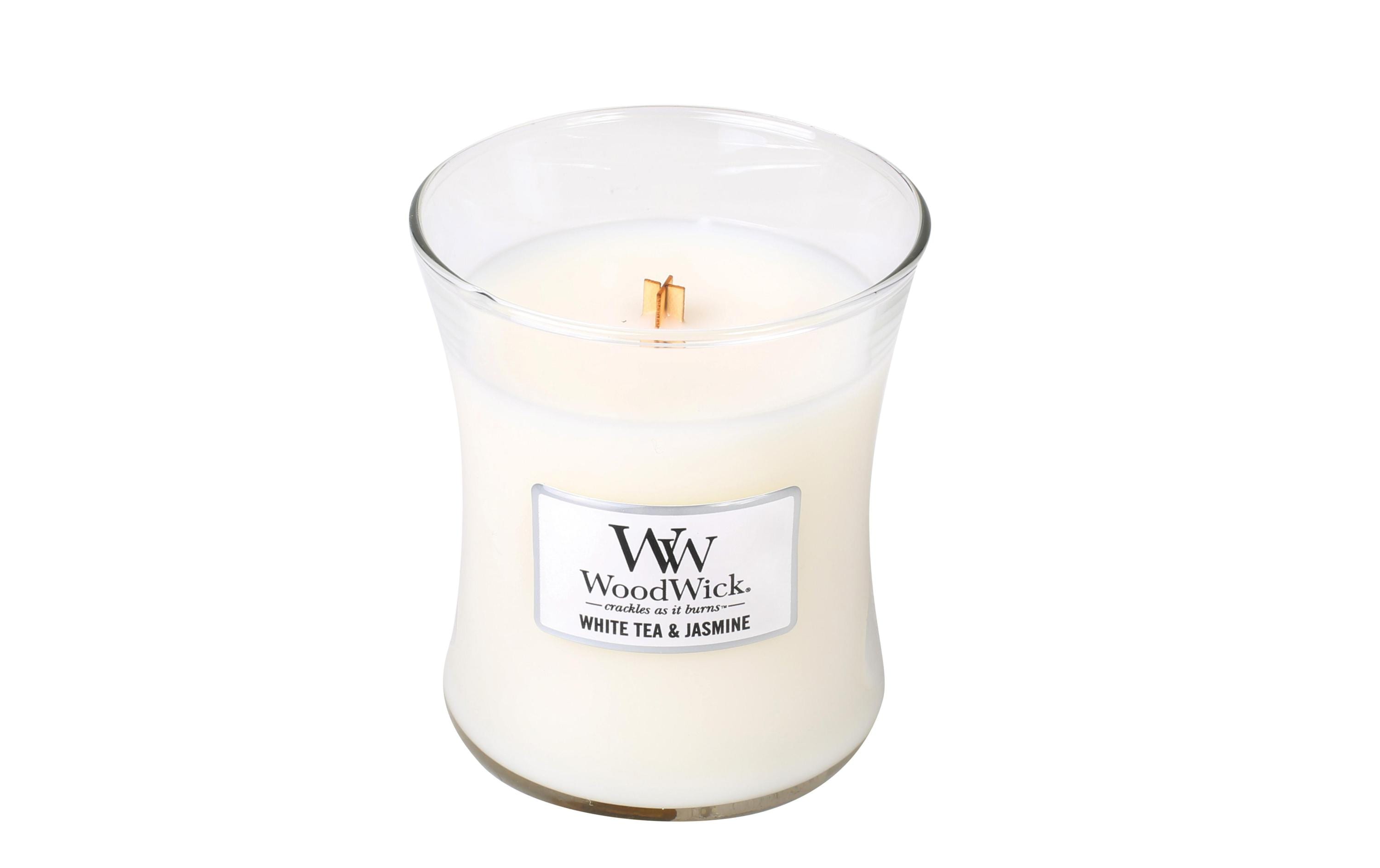 Woodwick White Tea & Jasmin Medium Jar