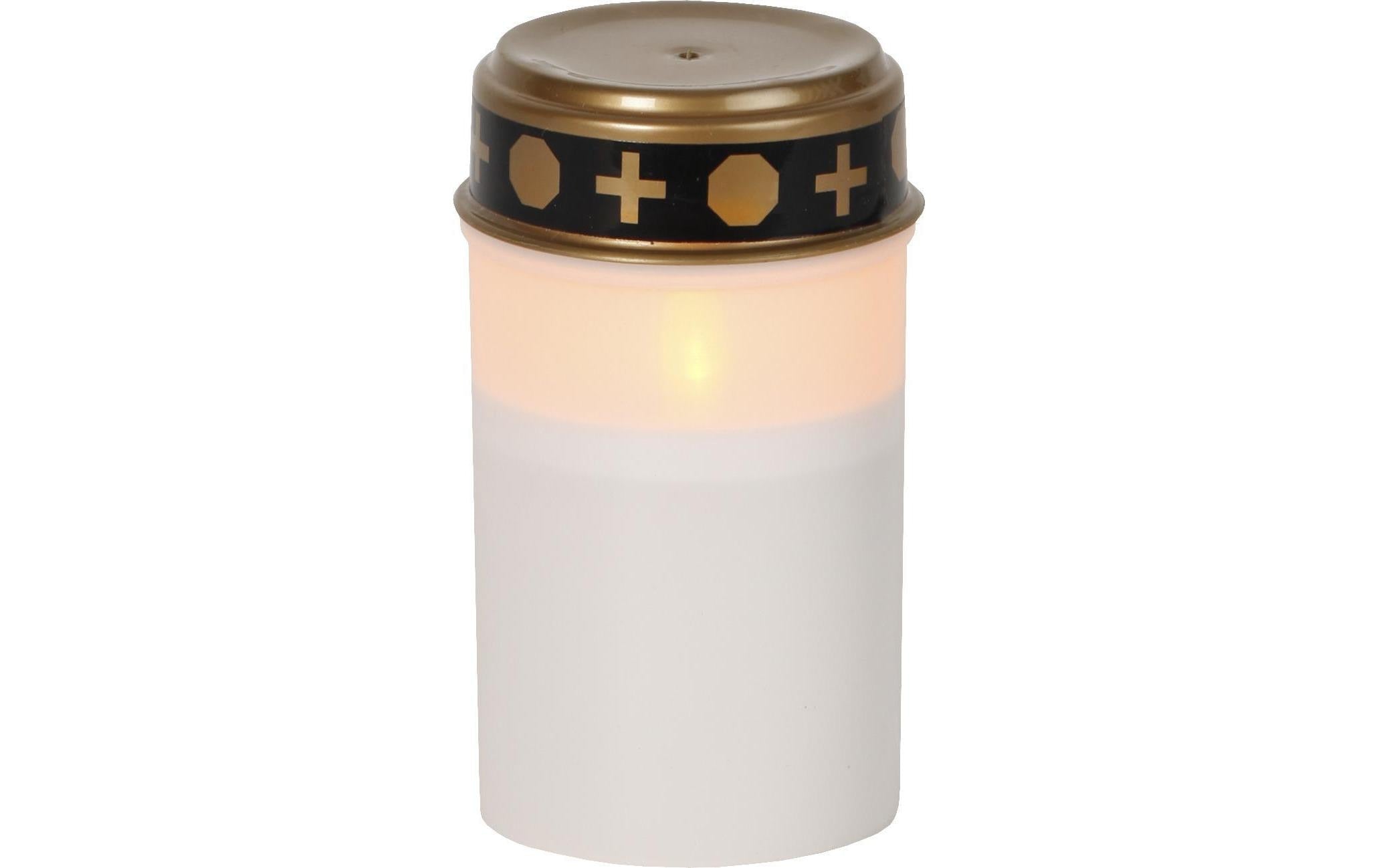 Star Trading LED Grablicht Serene Outdoor, Opaque, 12cm Höhe, Timerfunktion