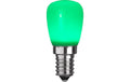 LED Lampe E14 ST26 Grün LED E14 0.9W 10lm