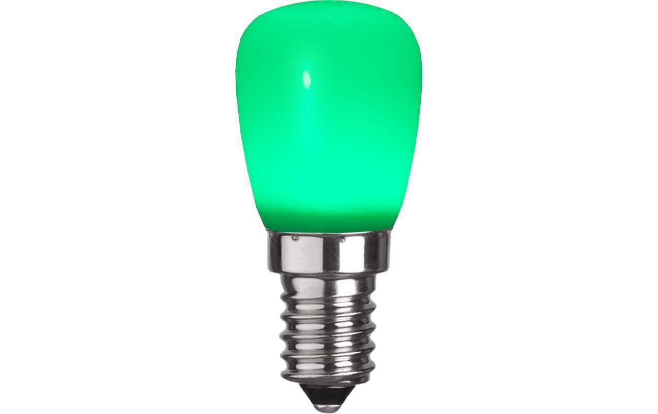 LED Lampe E14 ST26 Grün LED E14 0.9W 10lm