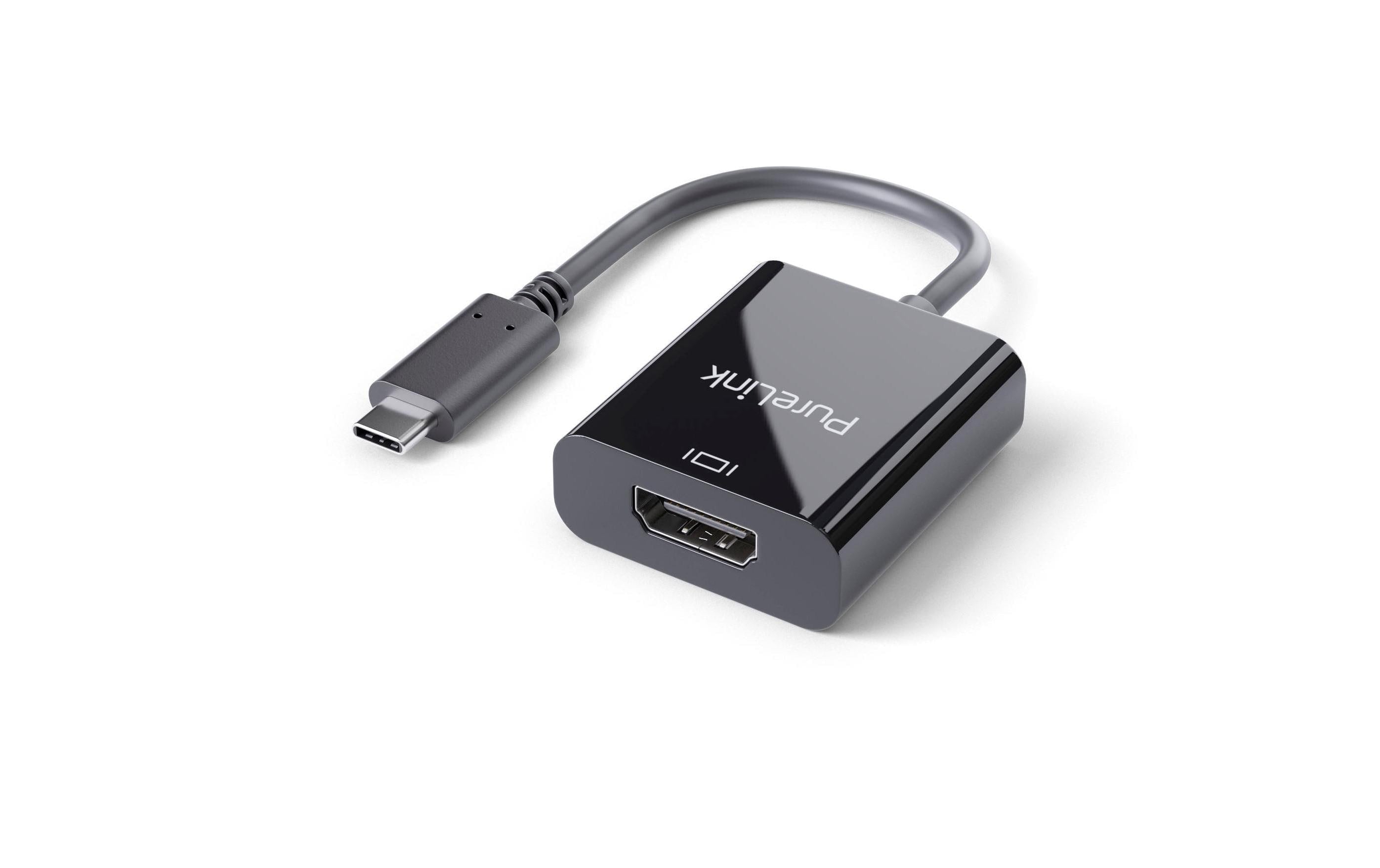 PureLink Adapter USB-C - HDMI 2.0 Schwarz Ausgang: HDMI 2.0 UHD 4K60Hz