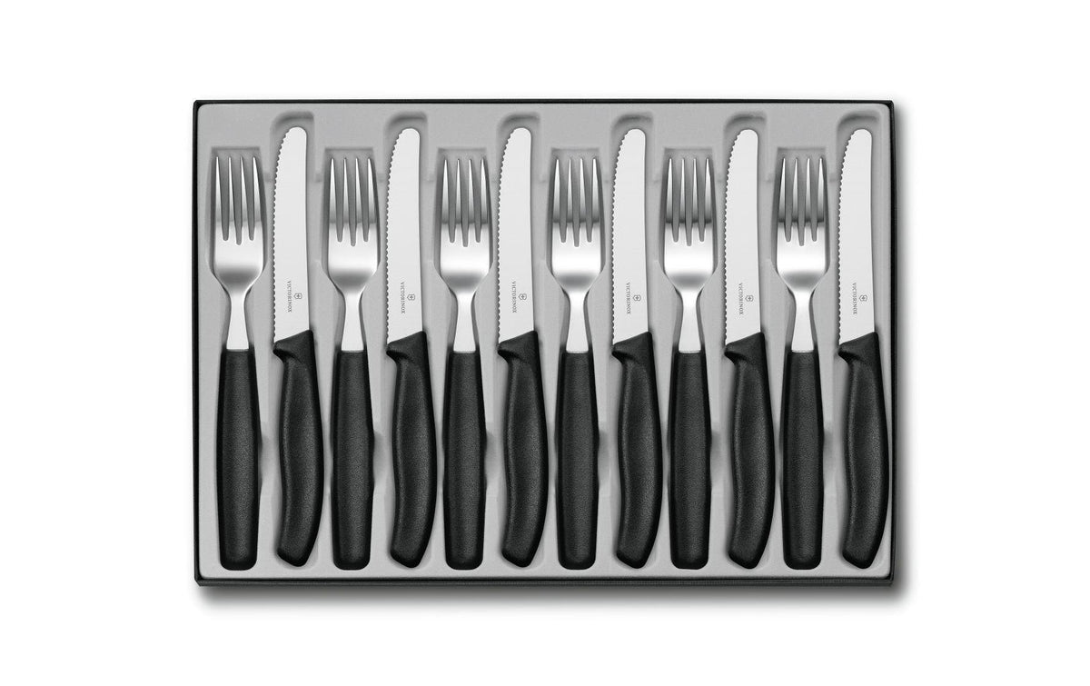 Victorinox Swiss Classic Tafelbesteck mit Tomaten- und Tafelmesser, 12-teilig