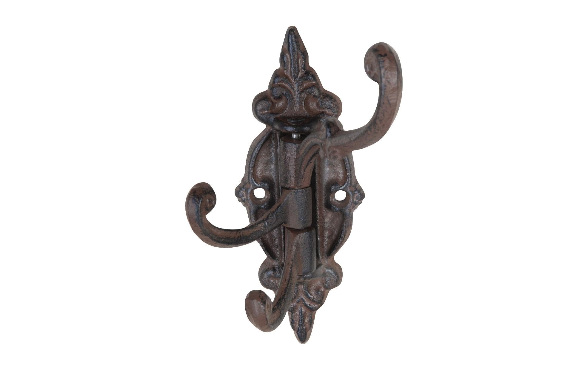 Esschert Design Haken drehbar S Gusseisen, 5,7x9,3x14,2cm