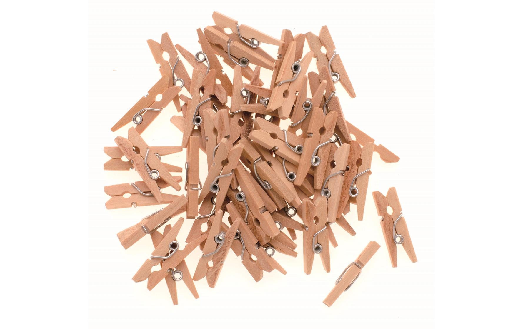 Glorex Wäscheklammer aus Holz 2.5 cm / 45 Stk.