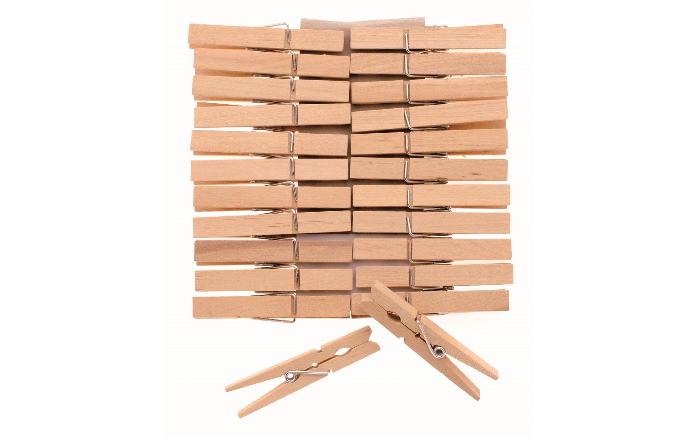 Glorex Wäscheklammer aus Holz 7.2 cm / 24 Stk