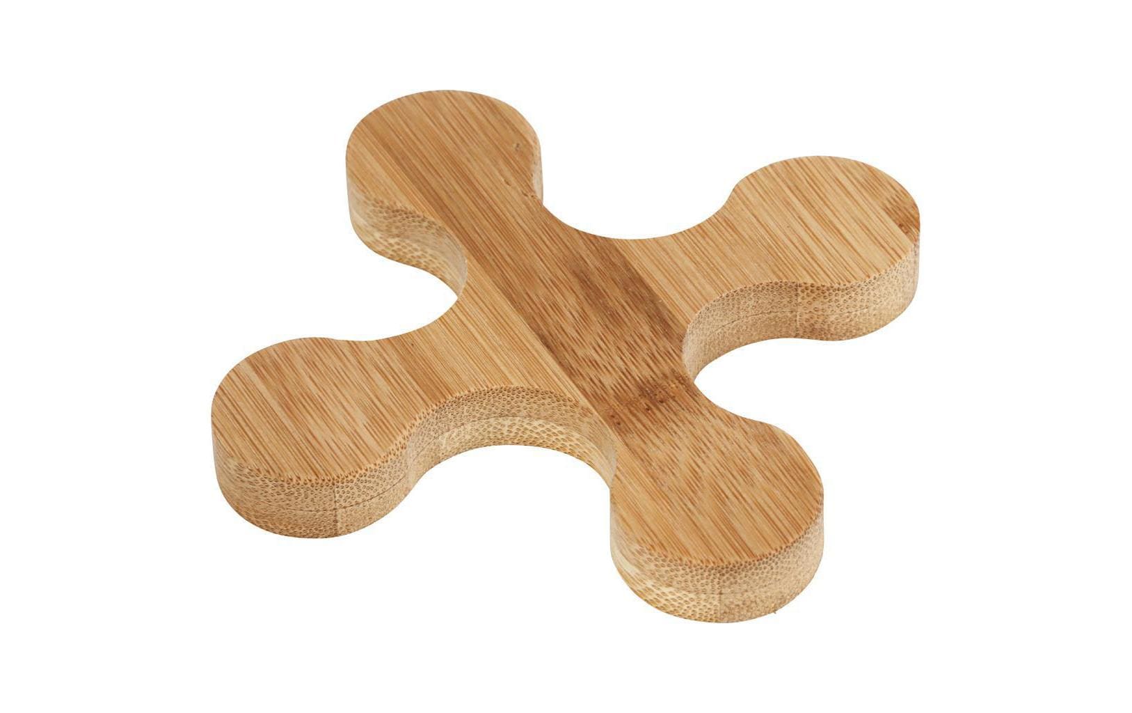 Creativ Company Untersetzer Bamboo 12 x 12 x 1.2 cm