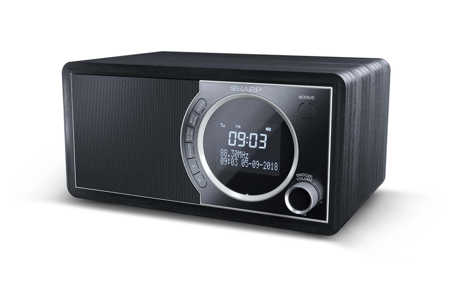 Sharp, DR-450, schwarz DAB+/ FM Radio, schwarz