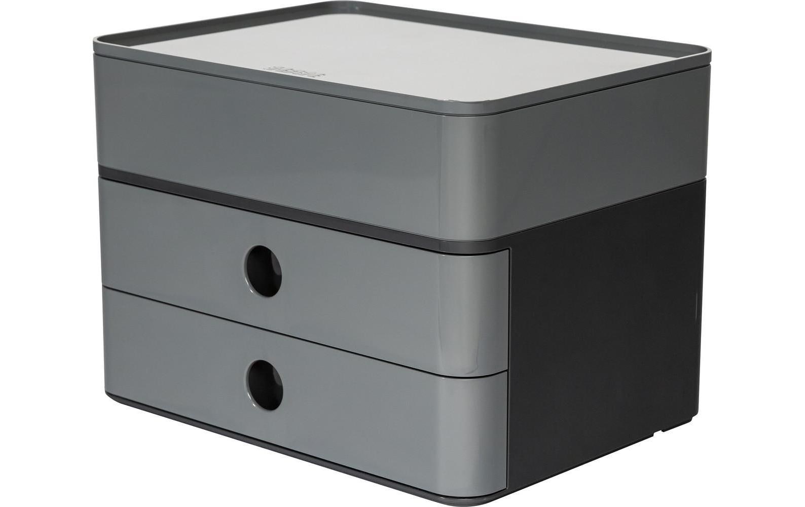 HAN Schubladenbox Allison Smart-Box Plus 2 Schubladen, schwarz/grau