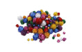 Creativ Company Pompons 15-40 mm, 75 Stück Glitzer