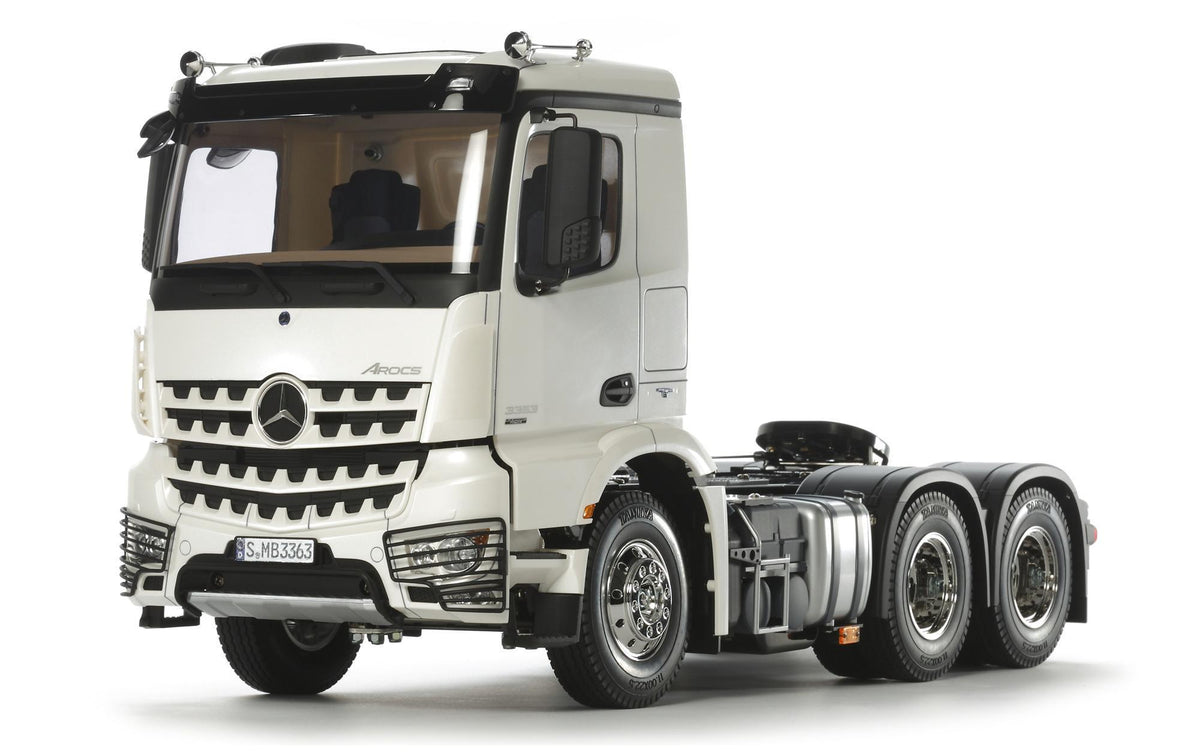 Tamiya Mercedes-Benz 3363 Actros weiss Bausatz, 1:14, 6x4, Classic Space