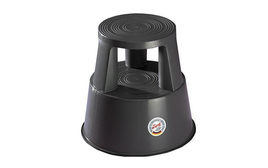 WEDO Rollhocker Step grau aus bruchfestem Kunststoff